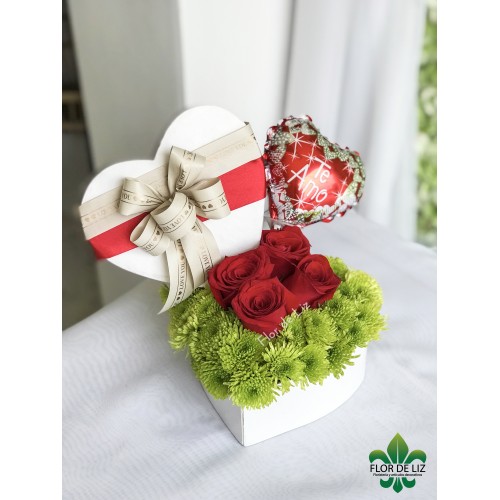 CAJA DECORADA MINIE LOVE 